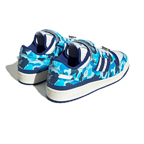 Adidas Forum 84 Low Bape 30th Anniversary Blue Camo Adidas Forum 84 Low Bape 30th Anniversary Blue Camo
