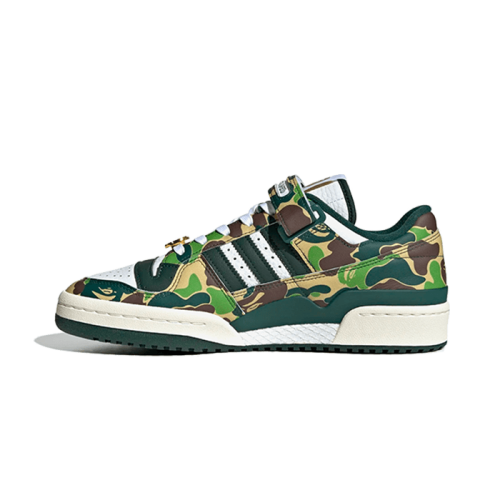 Adidas Forum 84 Low Bape 30th Anniversary Green Camo Adidas Forum 84 Low Bape 30th Anniversary Green Camo