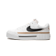 Nike Court Legacy Lift White Black Nike Court Legacy Lift White Black
