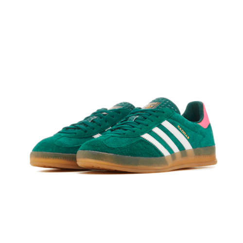 Adidas Gazelle Indoor Collegiate Green Lucid Pink Adidas Gazelle Indoor Collegiate Green Lucid Pink