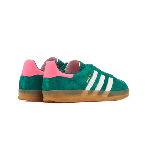 Adidas Gazelle Indoor Collegiate Green Lucid Pink Adidas Gazelle Indoor Collegiate Green Lucid Pink