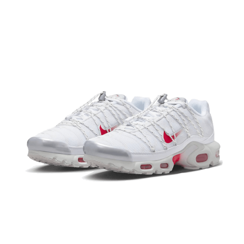 Nike Air Max Plus Utility White Silver Red Nike Air Max Plus Utility White Silver Red