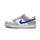 Nike Dunk Low Mini Swoosh Wolf Grey Game Royal Nike Dunk Low Mini Swoosh Wolf Grey Game Royal