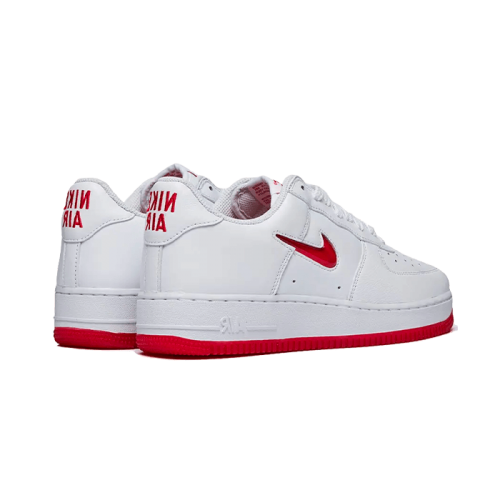 Nike Air Force 1 Low '07 Retro Color of the Month Jewel Swoosh University Red Nike Air Force 1 Low '07 Retro Color of the Month Jewel Swoosh University Red