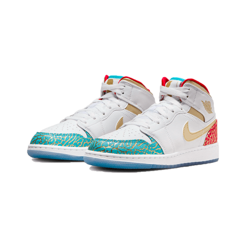 Air Jordan 1 Mid UNC to Chicago Air Jordan 1 Mid UNC to Chicago