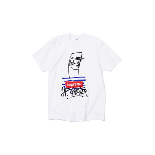 Supreme Tee-Shirt Jean Paul Gaultier Autoportrait White Supreme Tee-Shirt Jean Paul Gaultier Autoportrait White