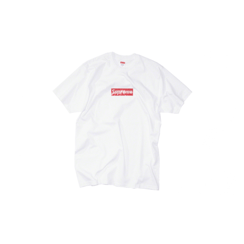Supreme Swarovski Box Logo Tee White Supreme Swarovski Box Logo Tee White