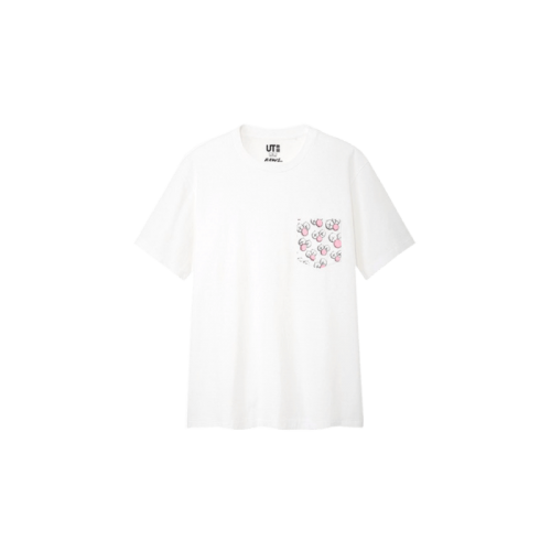 Uniqlo T-Shirt KAWS BFF Pocket White Uniqlo T-Shirt KAWS BFF Pocket White