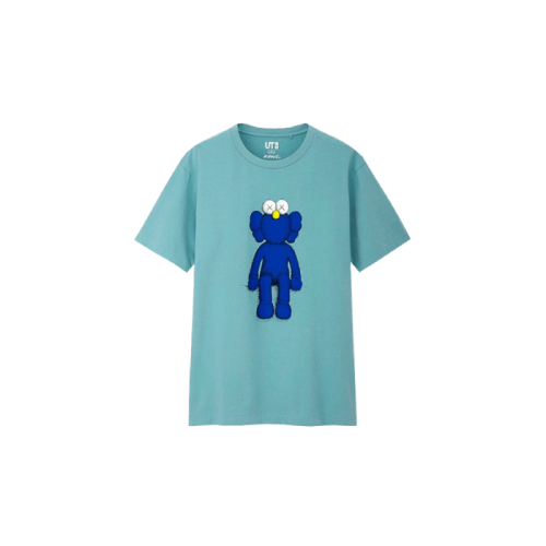 Uniqlo T-Shirt KAWS Blue BFF Green Uniqlo T-Shirt KAWS Blue BFF Green