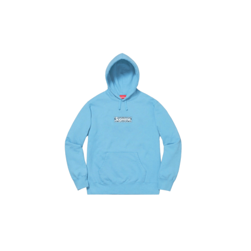 Supreme Bandana Box Logo Hooded Sweatshirt Blue Supreme Bandana Box Logo Hooded Sweatshirt Blue