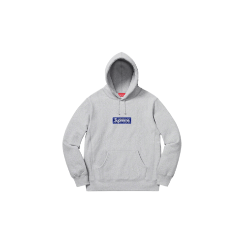 Supreme Bandana Box Logo Hooded Sweatshirt Grey Supreme Bandana Box Logo Hooded Sweatshirt Grey