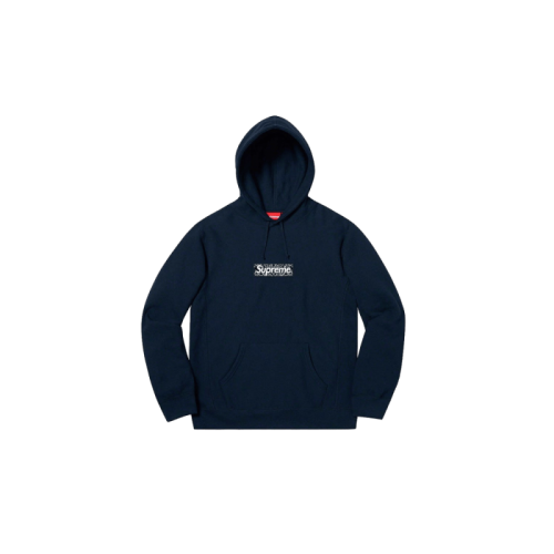 Supreme Bandana Box Logo Hooded Sweatshirt Navy Supreme Bandana Box Logo Hooded Sweatshirt Navy
