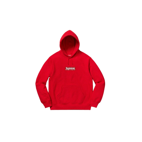Supreme Bandana Box Logo Hooded Sweatshirt Red Supreme Bandana Box Logo Hooded Sweatshirt Red