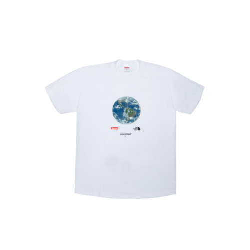 Supreme The North Face One World Tee White Supreme The North Face One World Tee White