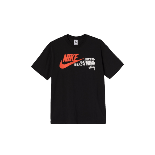 Nike Stussy International Beach Crew T-Shirt Black Nike Stussy International Beach Crew T-Shirt Black