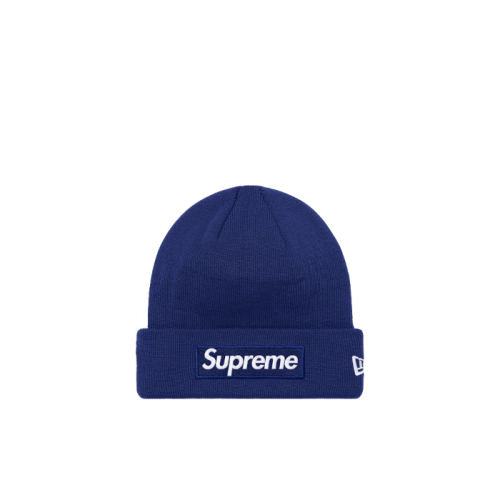 Supreme New Era Bow Logo Beanie Navy Supreme New Era Bow Logo Beanie Navy