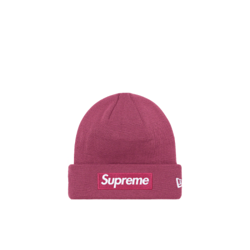 Supreme New Era Box Logo Beanie Pink Supreme New Era Box Logo Beanie Pink