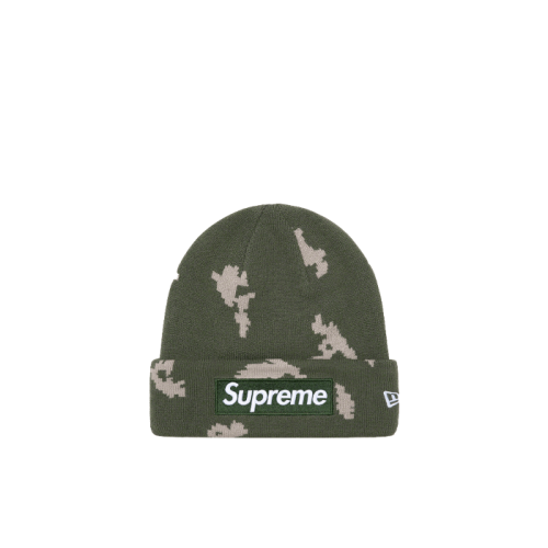 Supreme New Era Box Logo Beanie Camo Supreme New Era Box Logo Beanie Camo