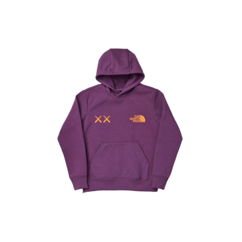 The North Face KAWS Hoodie Purple Orange The North Face KAWS Hoodie Purple Orange