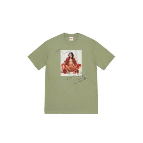 Supreme Lil Kim Tee Olive Supreme Lil Kim Tee Olive