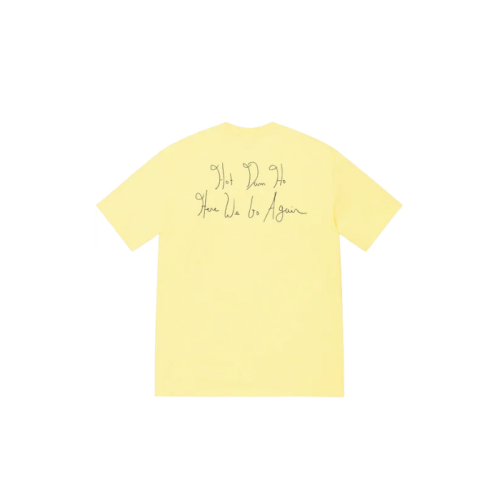 Supreme Lil Kim Tee Yellow Supreme Lil Kim Tee Yellow