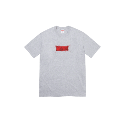 Supreme Ralph Steadman Box Logo Tee Grey Supreme Ralph Steadman Box Logo Tee Grey