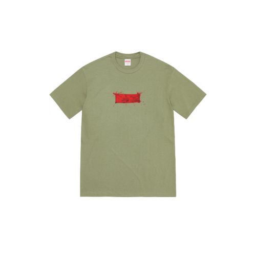 Supreme Ralph Steadman Box Logo Tee Olive Supreme Ralph Steadman Box Logo Tee Olive