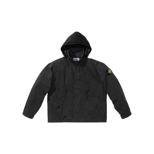 Supreme Stone Island Cotton Cordura Shell Jacket Black Supreme Stone Island Cotton Cordura Shell Jacket Black