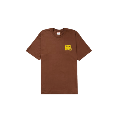 Supreme Antihero Dog Tee Brown Supreme Antihero Dog Tee Brown