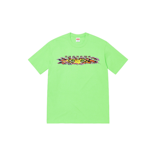Supreme Eyes Tee Lime Supreme Eyes Tee Lime