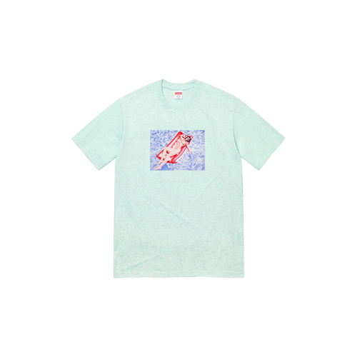 Supreme Float Tee Heather Grey Supreme Float Tee Heather Grey