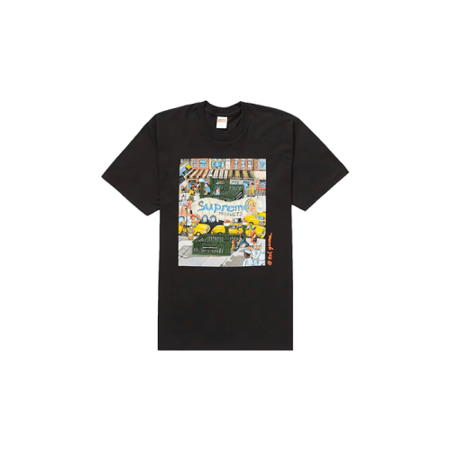 Supreme Manhattan Tee Black Supreme Manhattan Tee Black
