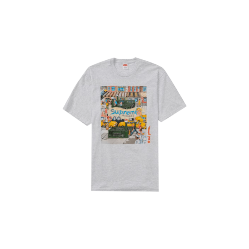 Supreme Manhattan Tee Ash Grey Supreme Manhattan Tee Ash Grey