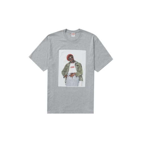 Supreme André 3000 Tee Heather Grey Supreme André 3000 Tee Heather Grey