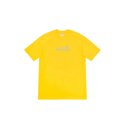 Supreme Warning Tee Yellow Supreme Warning Tee Yellow