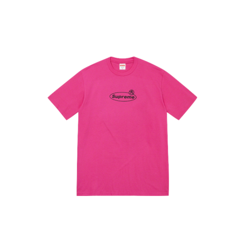 Supreme Warning Tee Magenta Supreme Warning Tee Magenta