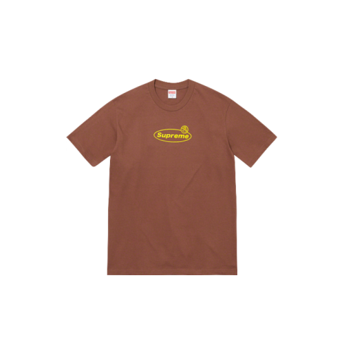 Supreme Warning Tee Brown Supreme Warning Tee Brown