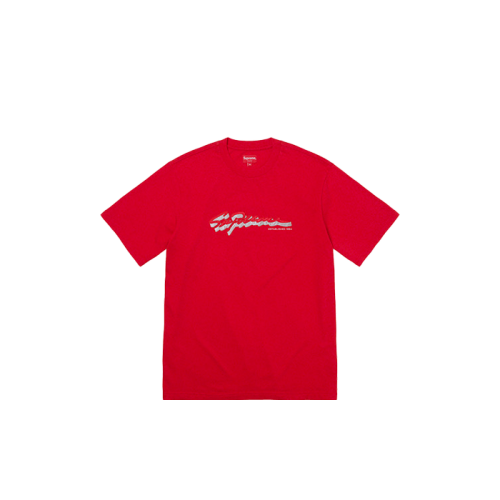 Supreme Shadow Script S/S Top Red Supreme Shadow Script S/S Top Red