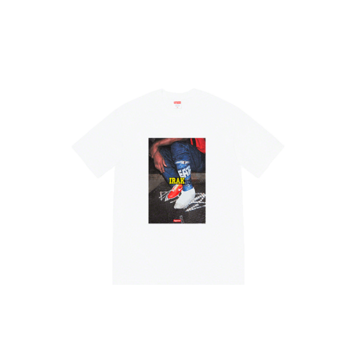 Supreme Irak Cast Tee White Supreme Irak Cast Tee White