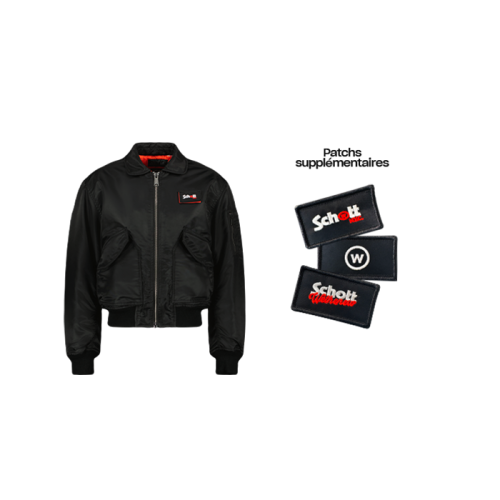 Schott Bomber Black Schott Bomber Black