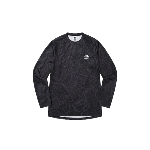 Supreme The North Face Base Layer Longsleeve Top Black Supreme The North Face Base Layer Longsleeve Top Black