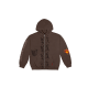 Travis Scott Reverse Dog Zip Up Hoodie Brown Travis Scott Reverse Dog Zip Up Hoodie Brown