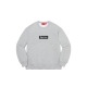 Supreme Box Logo Crewneck Heather Grey Supreme Box Logo Crewneck Heather Grey