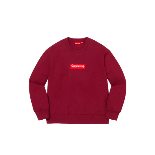 Supreme Box Logo Crewneck Cardinal Supreme Box Logo Crewneck Cardinal