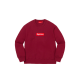 Supreme Box Logo Crewneck Cardinal Supreme Box Logo Crewneck Cardinal