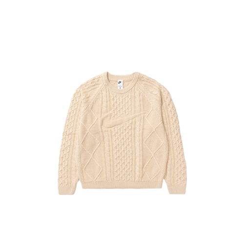 Nike Life Cable Knit Sweater Rattan Nike Life Cable Knit Sweater Rattan