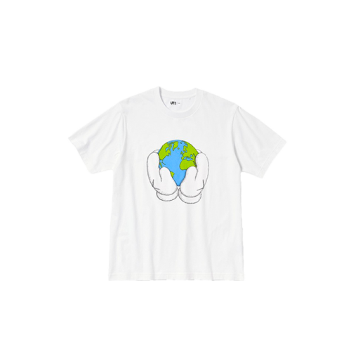 Uniqlo T-shirt KAWS Peace for All White Uniqlo T-shirt KAWS Peace for All White