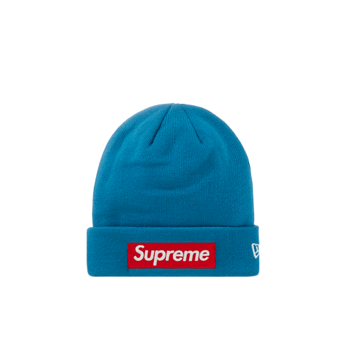 Supreme New Era Box Logo Beanie (FW22) Blue Supreme New Era Box Logo Beanie (FW22) Blue