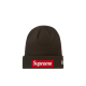 Supreme New Era Box Logo Beanie (FW22) Brown Supreme New Era Box Logo Beanie (FW22) Brown