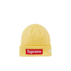 Supreme New Era Box Logo Beanie (FW22) Pale Yellow Supreme New Era Box Logo Beanie (FW22) Pale Yellow